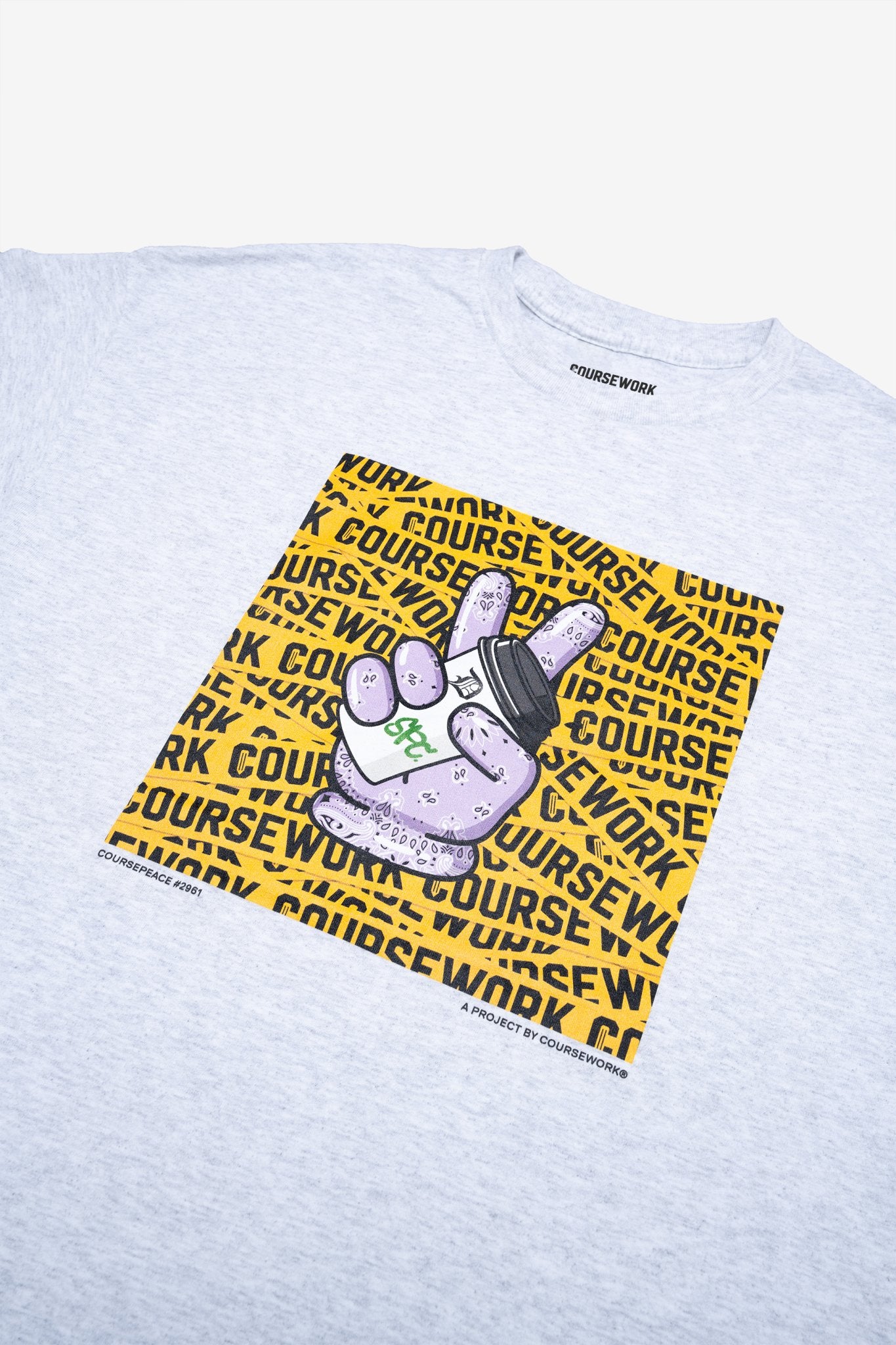 CoursePeace® #2961 "Drip Peace" Tee - Coursework