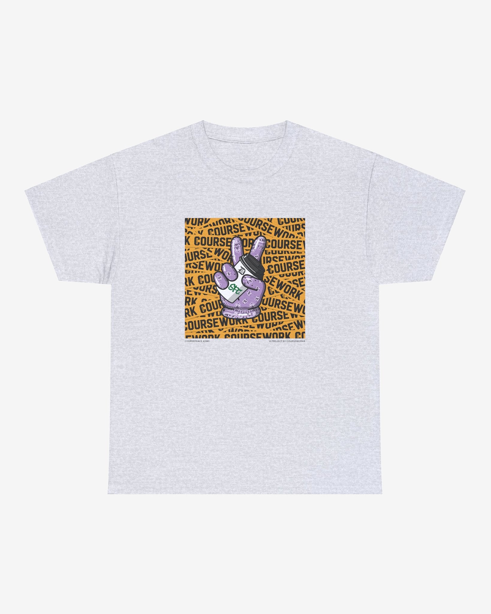 CoursePeace® #2961 "Drip Peace" Tee - Coursework