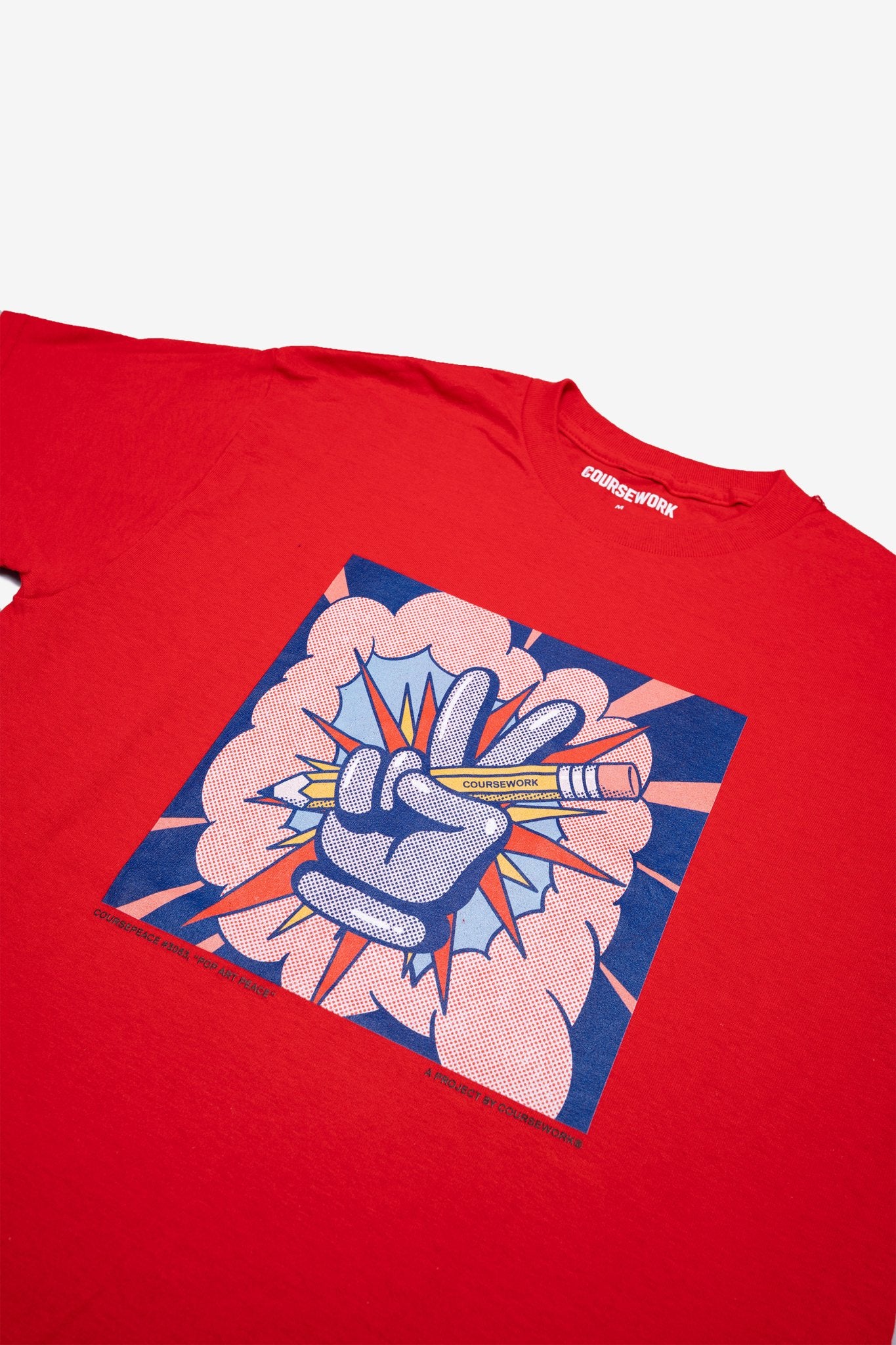 CoursePeace® #3053 "Pop Art Peace" Tee - Coursework