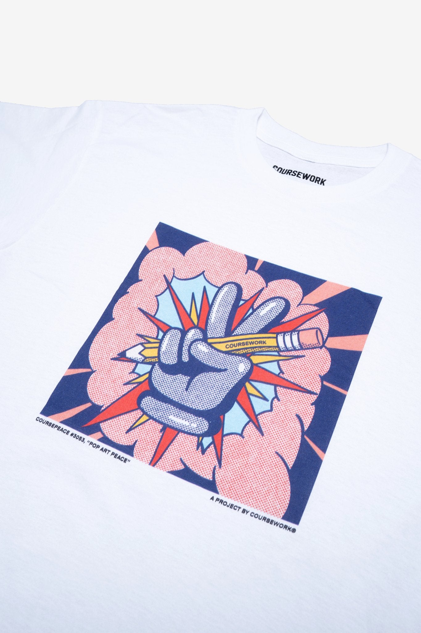 CoursePeace® #3053 "Pop Art Peace" Tee - Coursework