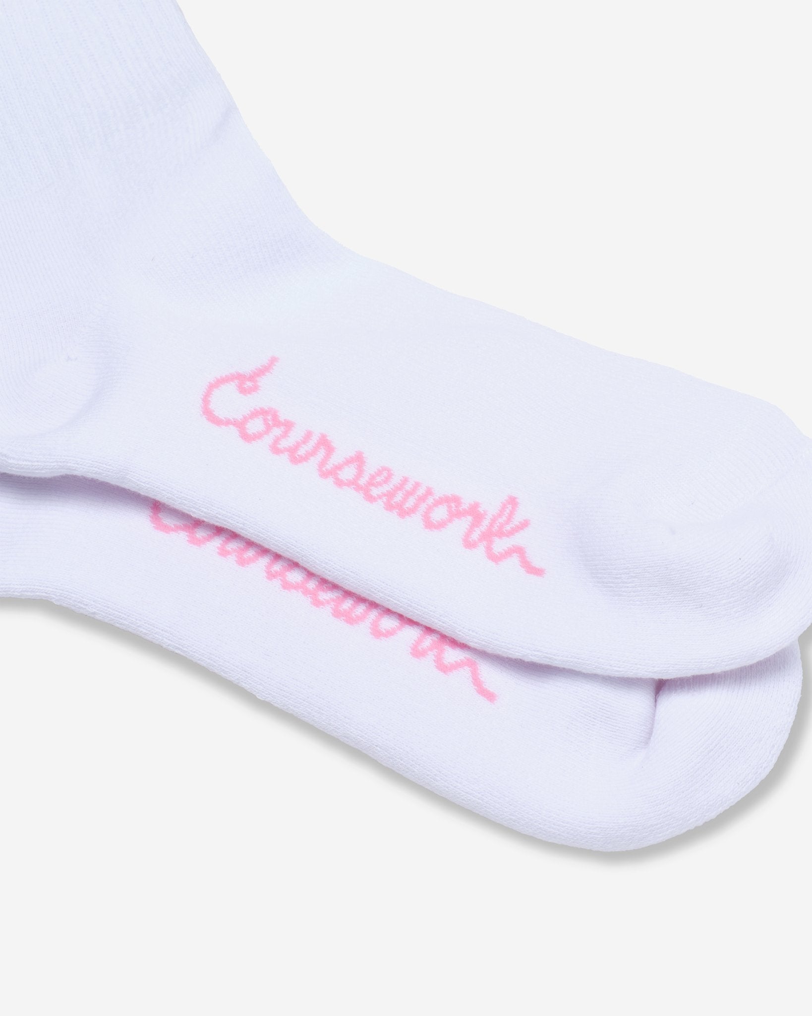 Daily Apple Socks - White - Coursework