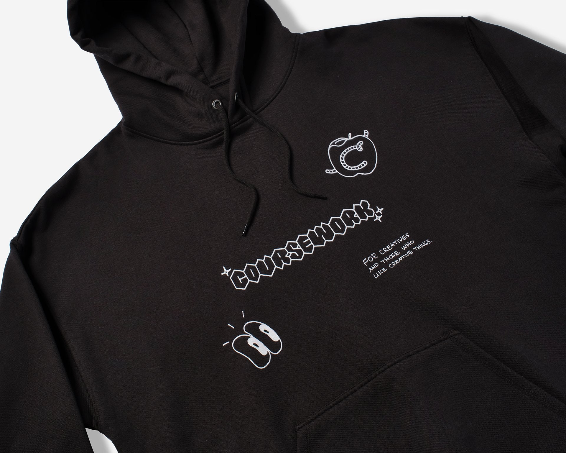 Doodles Hoodie Outlined - Coursework