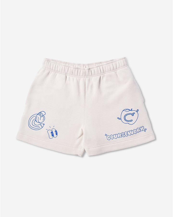 Doodles Shorts - Cream - Coursework