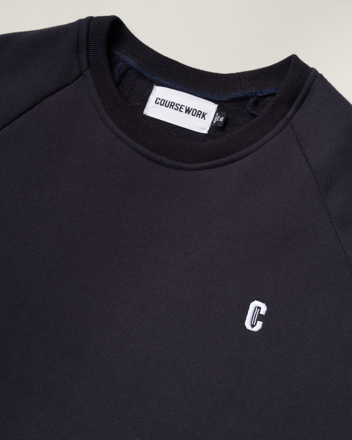 Icon Crewneck Sweatshirt - Navy - Coursework