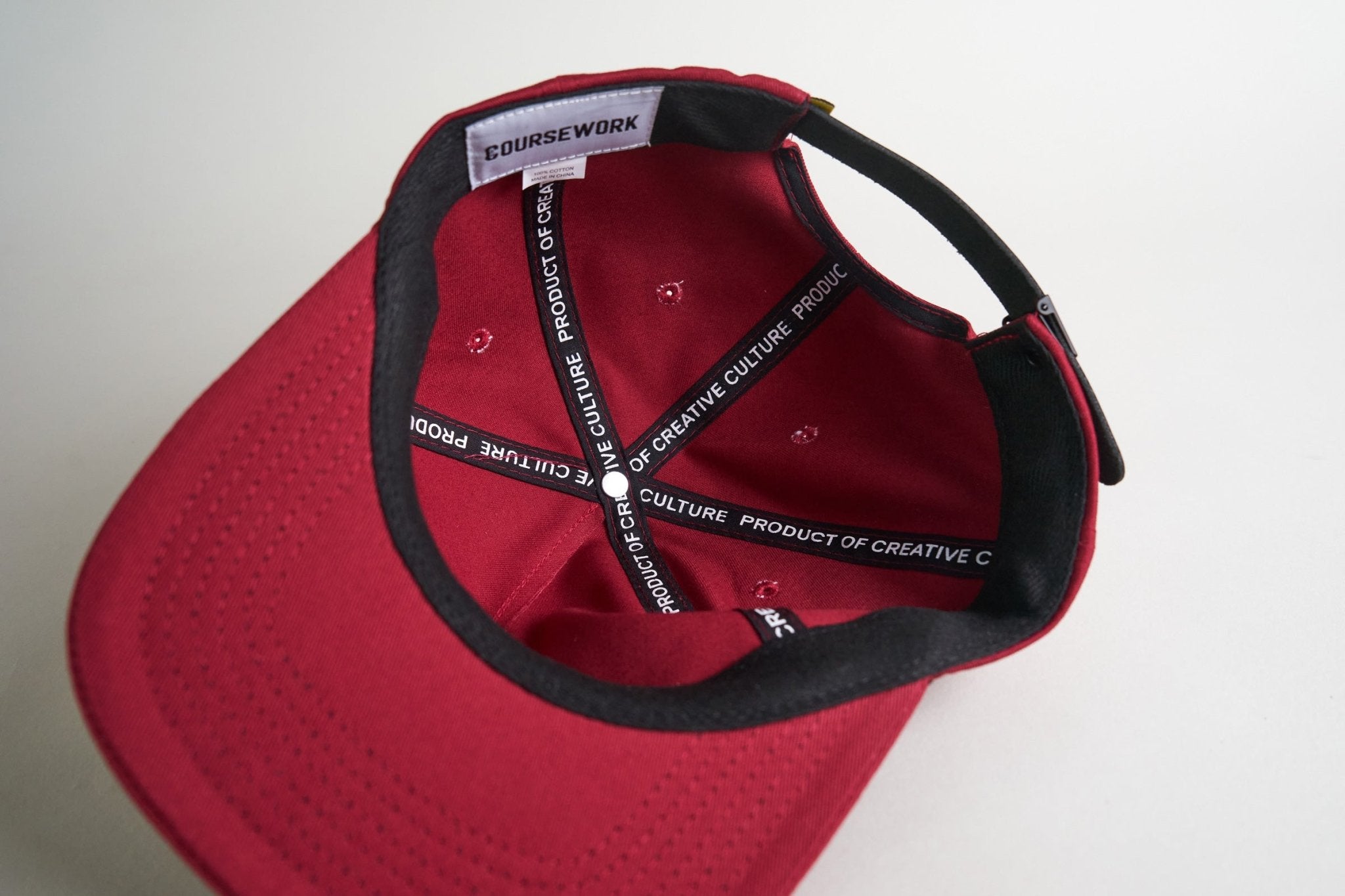 Life Lesson Cap - Cardinal - Coursework