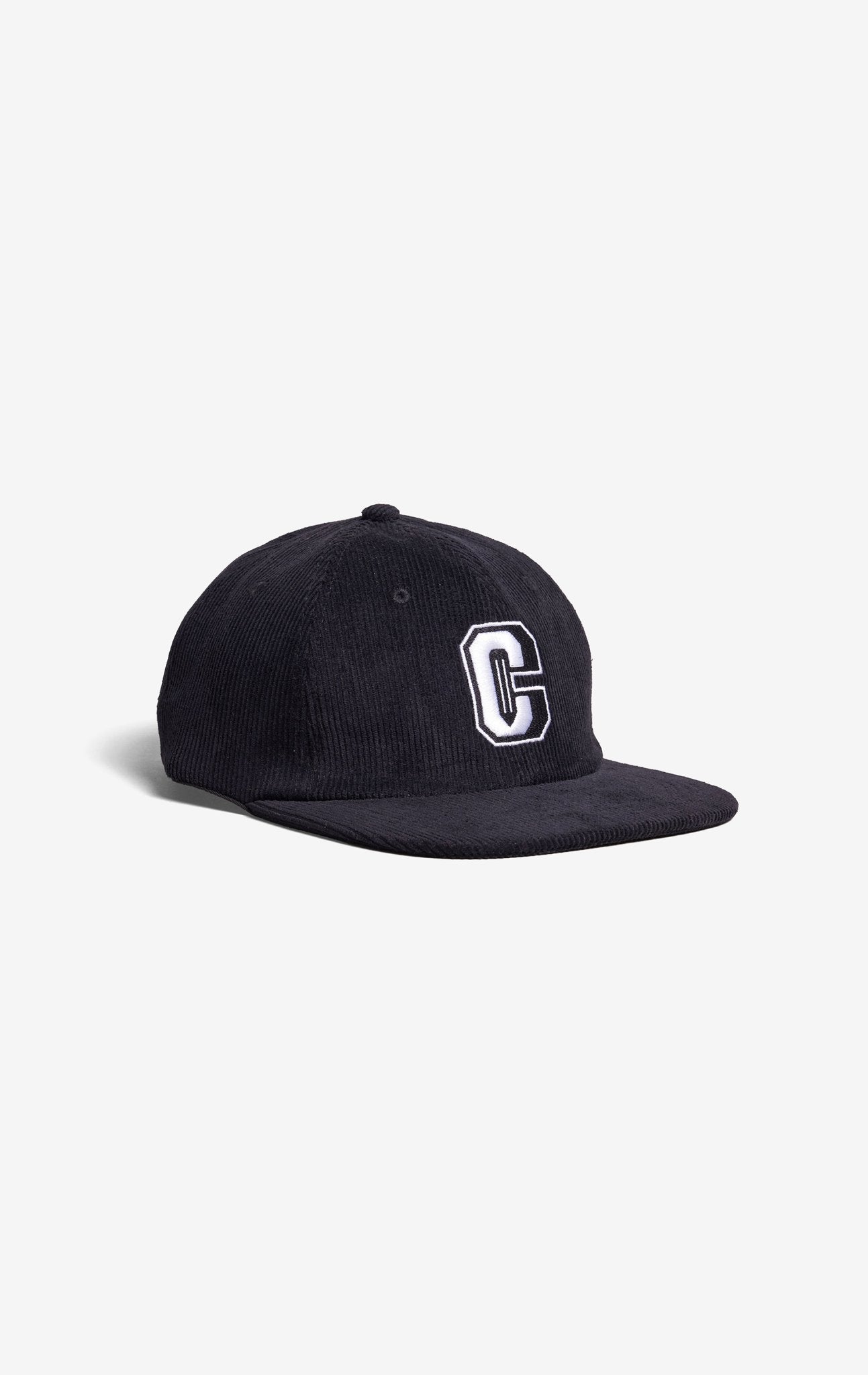 Varsity Corduroy Cap - Black - Coursework